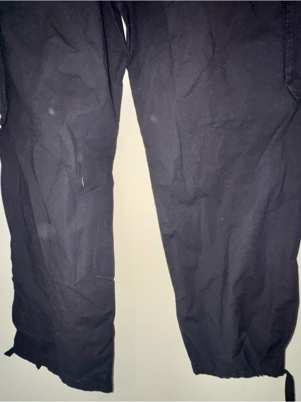 NWT American Eagle Outfitters Black Cargo Pants "Baggy Jogger" - Picture 8 of 11